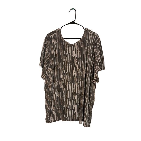 Roaman's Short Sleeve Notch Work Painter T-Shirt 4X 34/36 (WORN OUT HAS FLAWS) - Picture 2 of 5